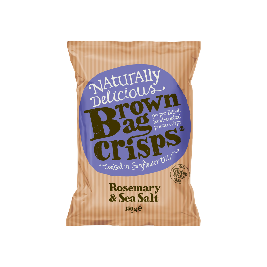Brown Bag Crisps Rosemary & Sea Salt 150g