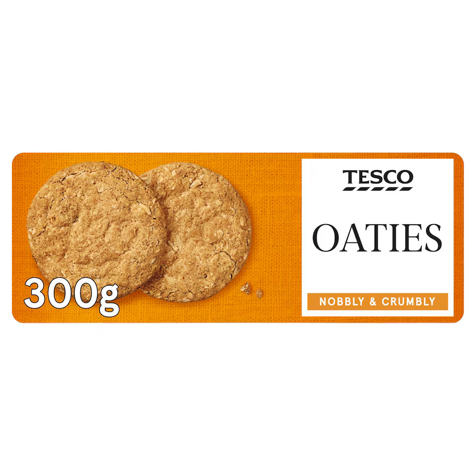 Tesco Oaty Rounds Biscuits, 300g