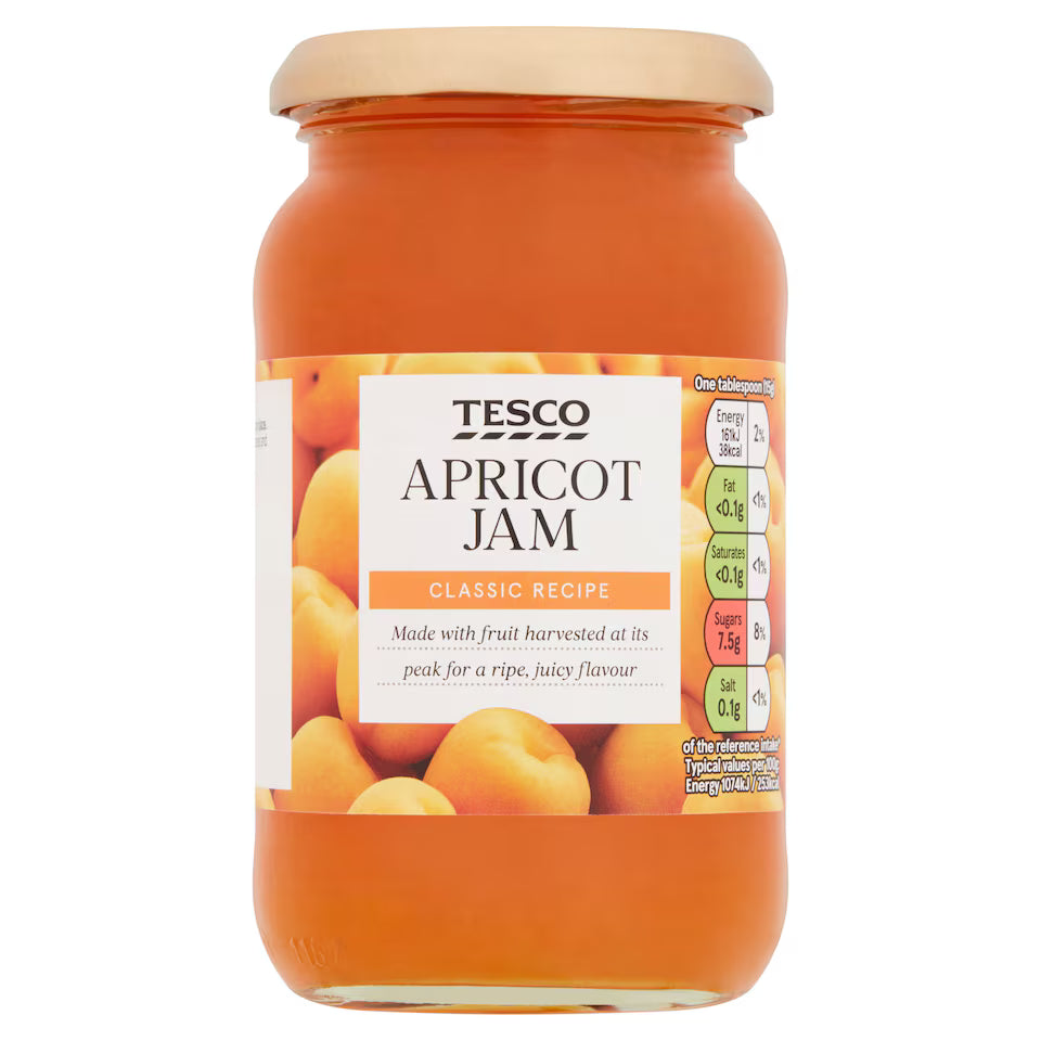 Tesco Apricot Jam, 454g