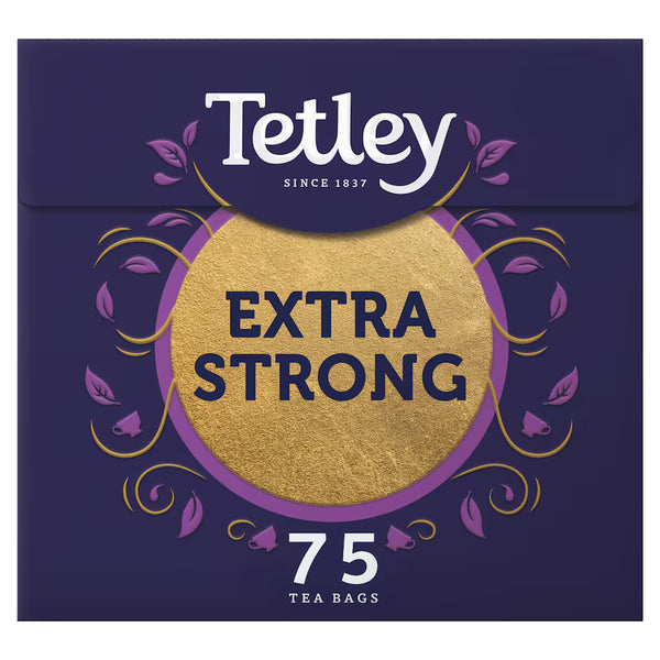 Tetley Extra Strong 75 Teabags, 237g