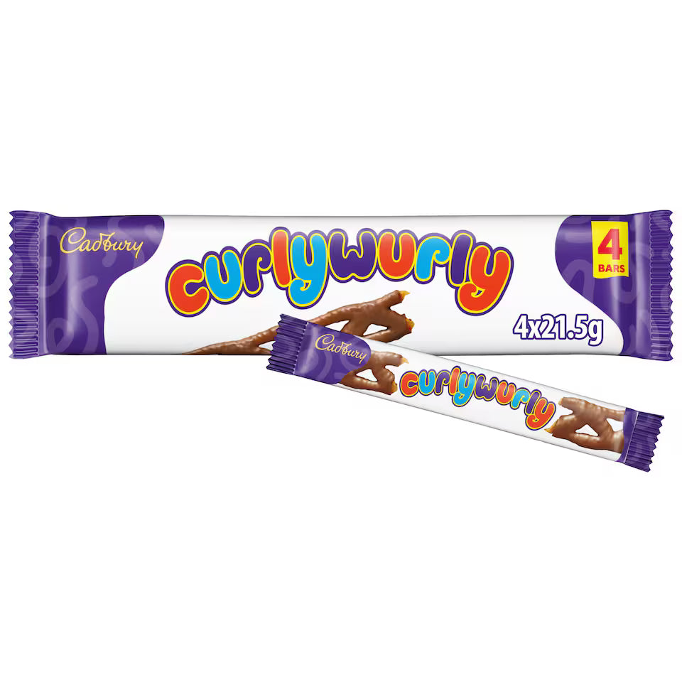 Cadbury Curly Wurly Multipack 4x21.5g