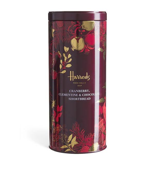 Harrods Milk-Coated Cranberry, Clementine & Chocolate Chip Shortbread Biscuits (200g)
