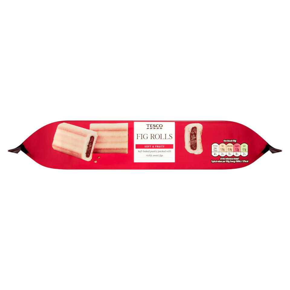 Tesco Fig Rolls, 200g