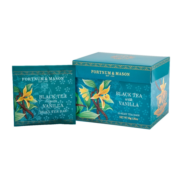 Fortnum & Mason Black Tea with Vanilla 15 Silky Tea Bags