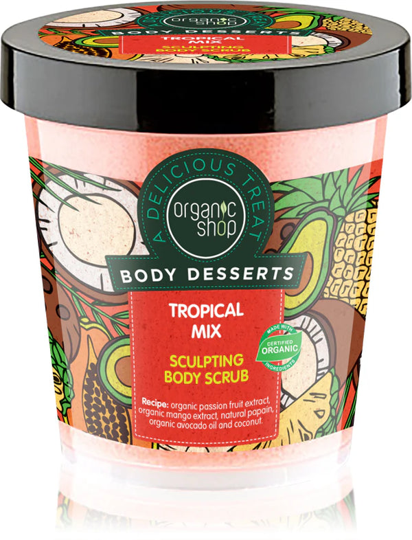 Organic Shop Body Desserts Tropical Mix, 450ml
