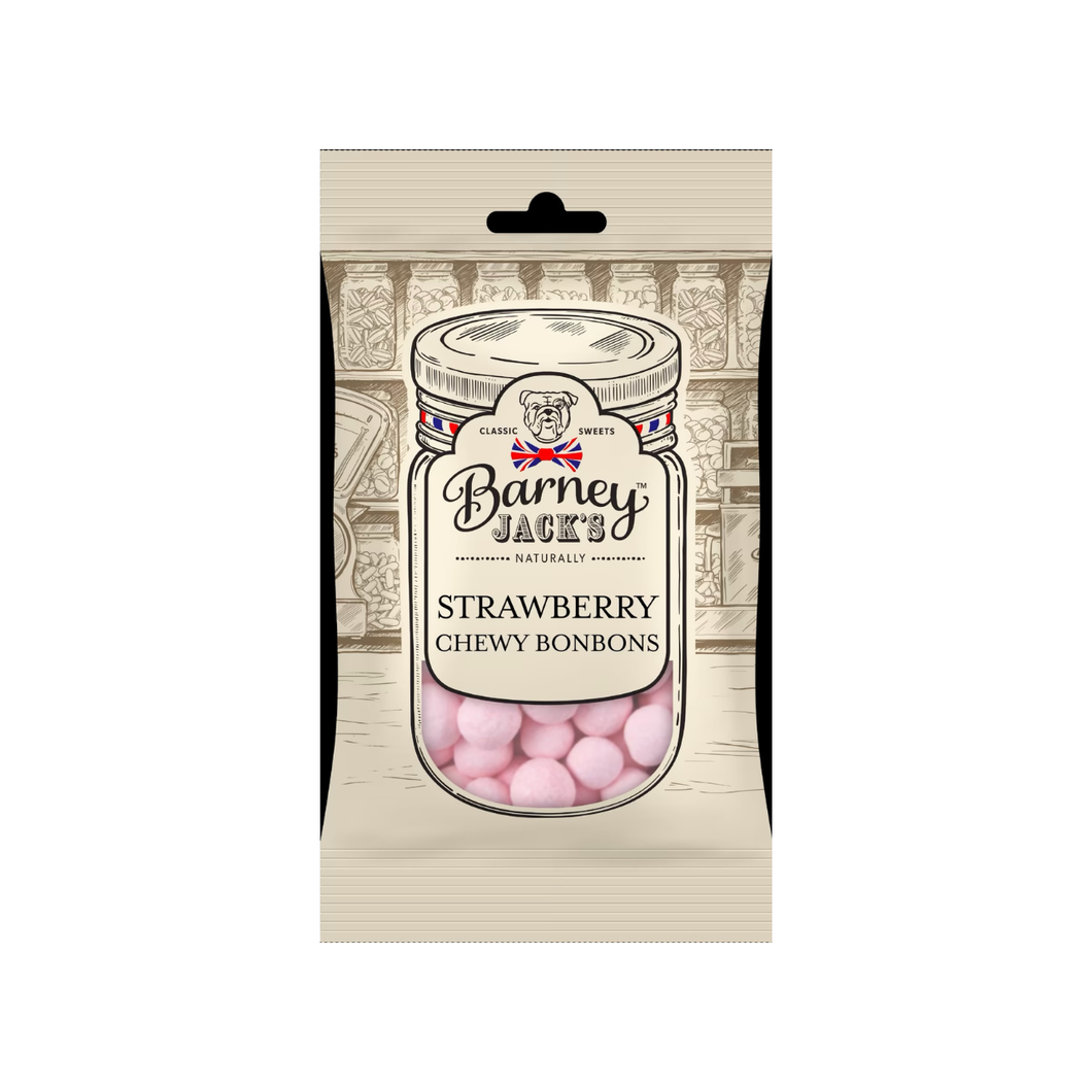 Barney Jack's Strawberry Chewy Bonbons 125g