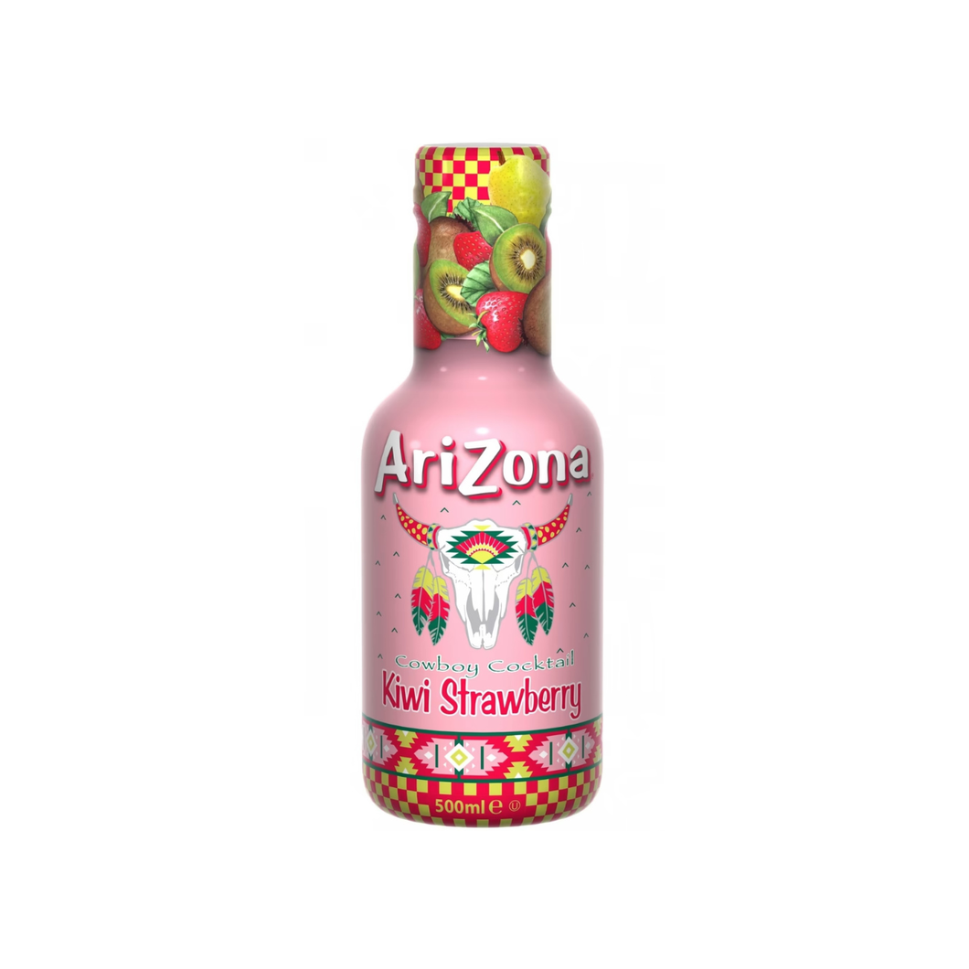 Arizona Cowboy Cocktail Kiwi Strawberry - Bottle 500ml