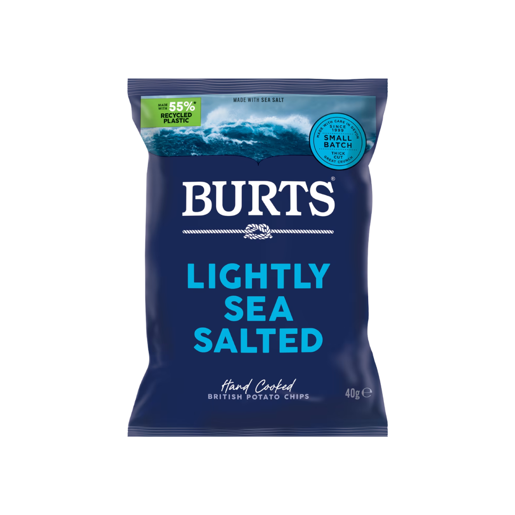 Burts Snacks Potato Chips - Lightly Sea Salted 40g