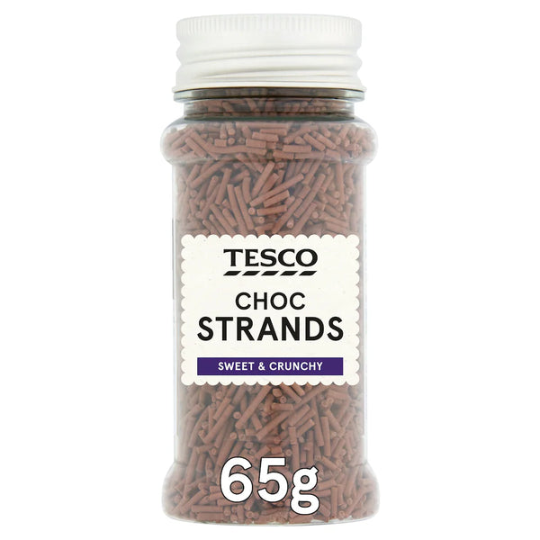 Tesco Choc Strands, 65g