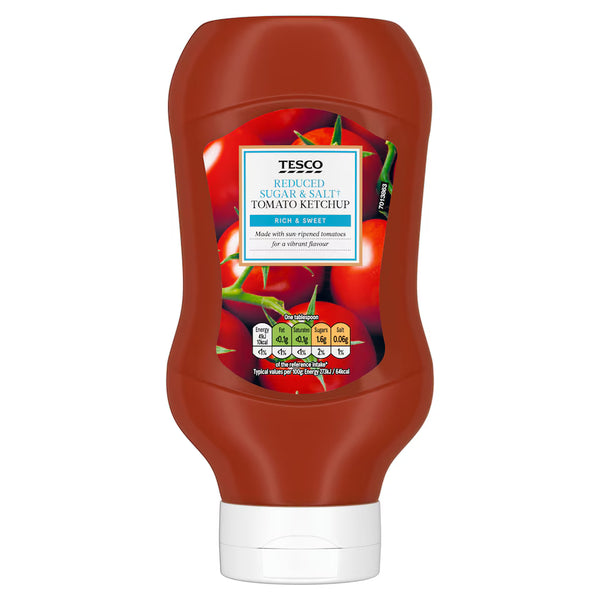 Tesco Reduced Sugar & Salt Ketchup, 530g
