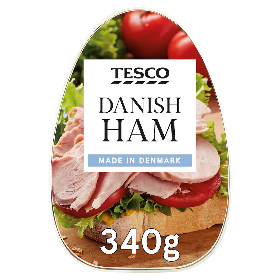 Tesco Danish Ham 340G