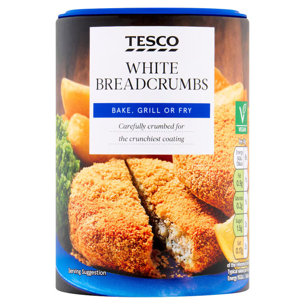 Tesco White Breadcrumbs, 175g