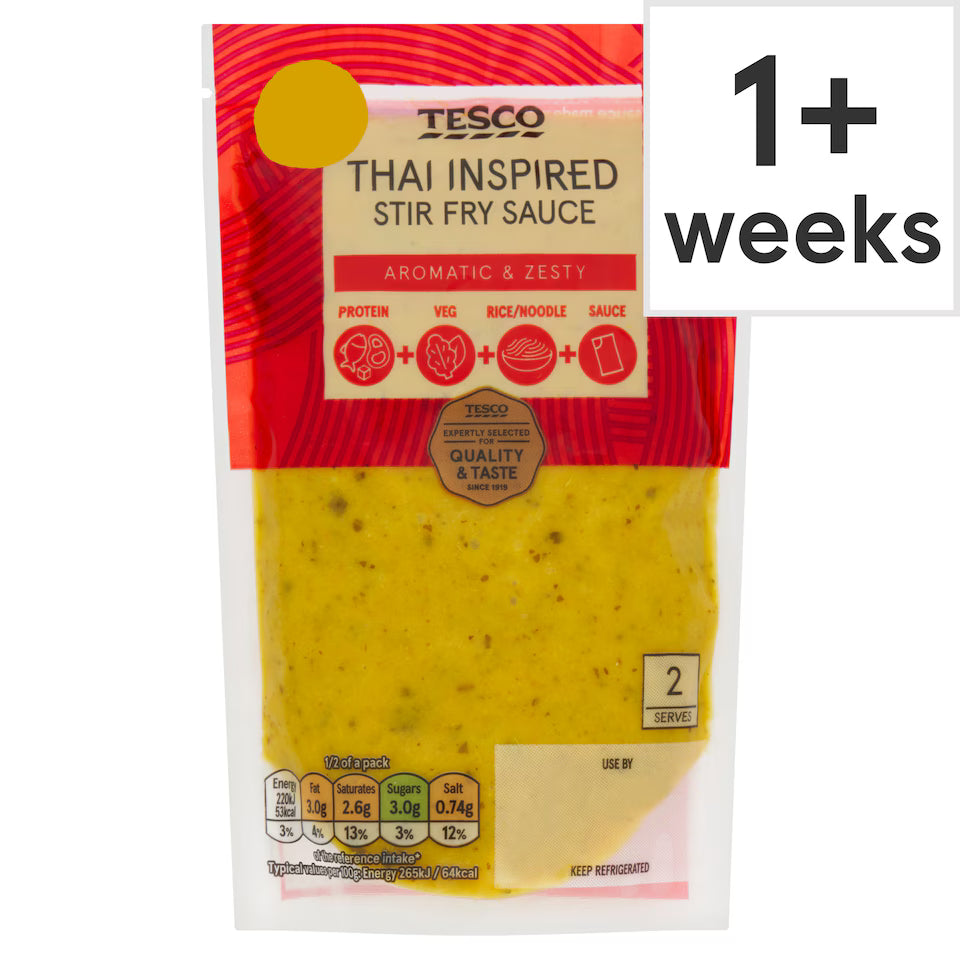 Tesco Thai Inspired Stir Fry Sauce, 165g