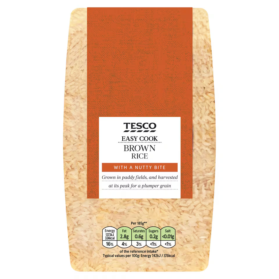 Tesco Easy Cook Brown Rice, 1Kg