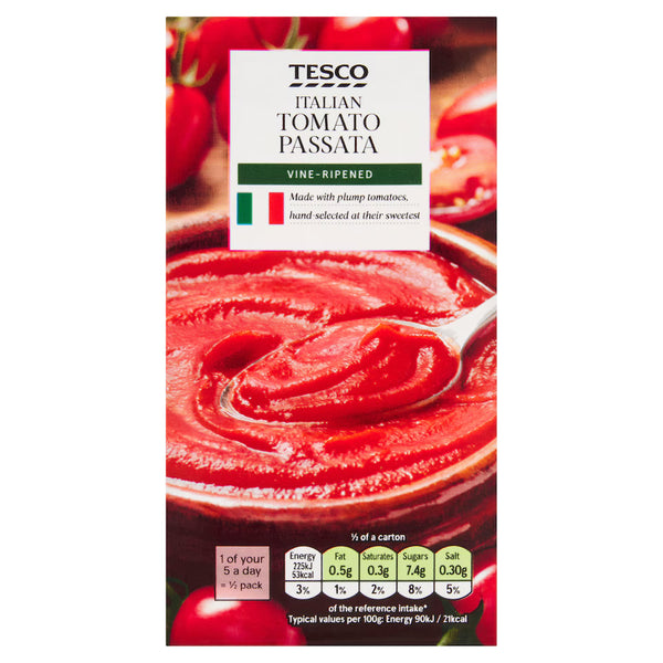 Tesco Tomato Passata, 500g