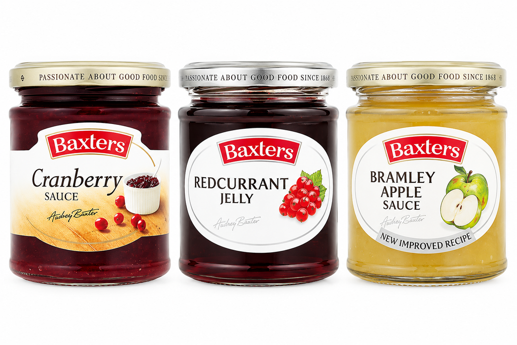 Baxters Cranberry, Redcurrant & Apple Sauce Trio Bundle