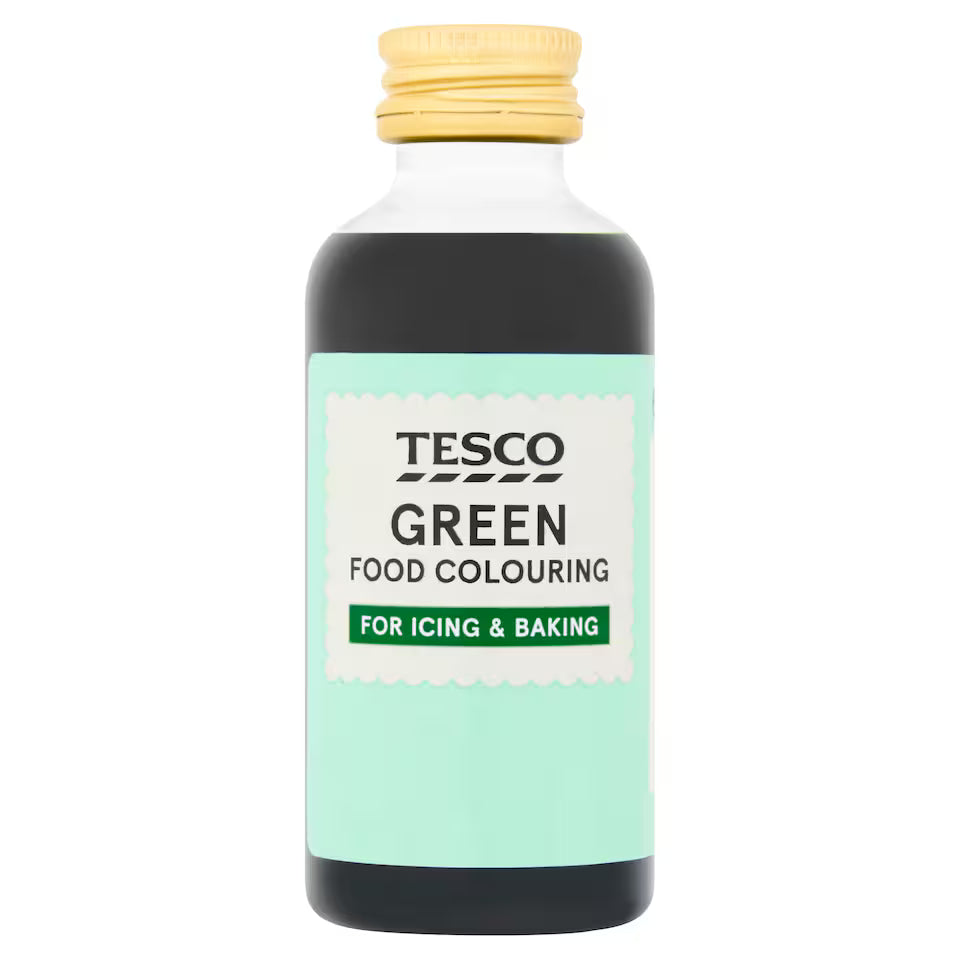 Tesco Green Food Colouring 60ml 3 stars