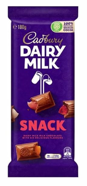 Australian Cadbury Snack 180g