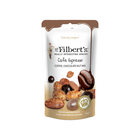 Mr Filbert's Cafe Espresso Coffee, Chocolate Nut Mix 75g