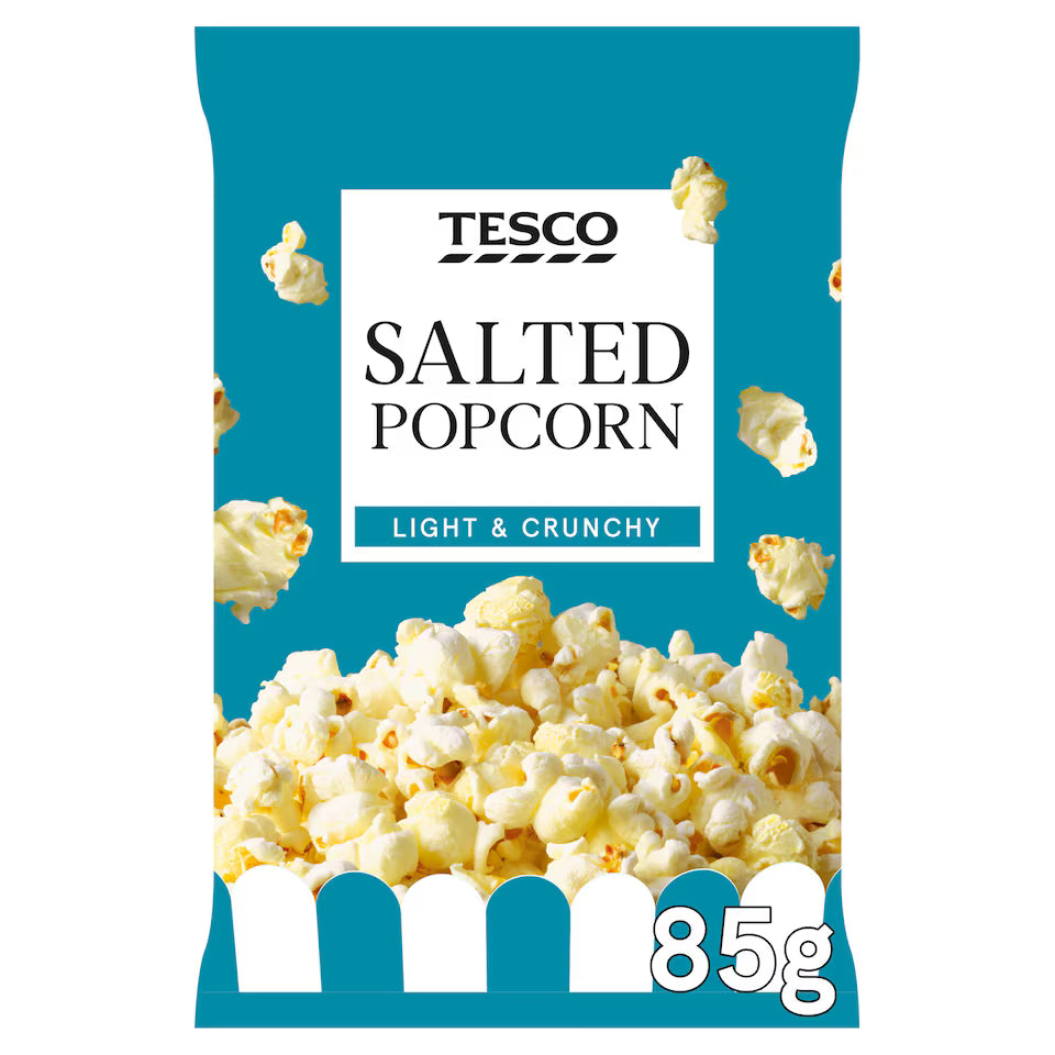 Tesco Salted Popcorn, 85g