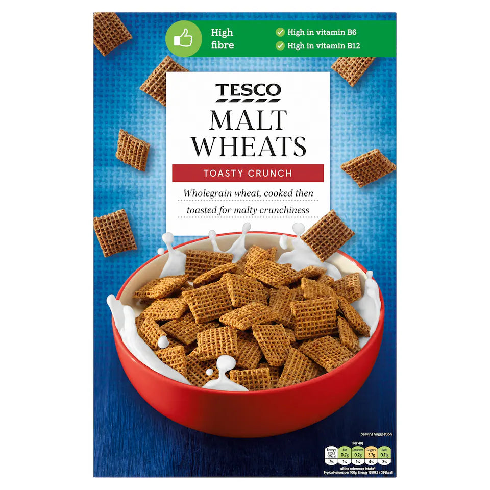 Tesco Malt Wheats Cereal, 750g