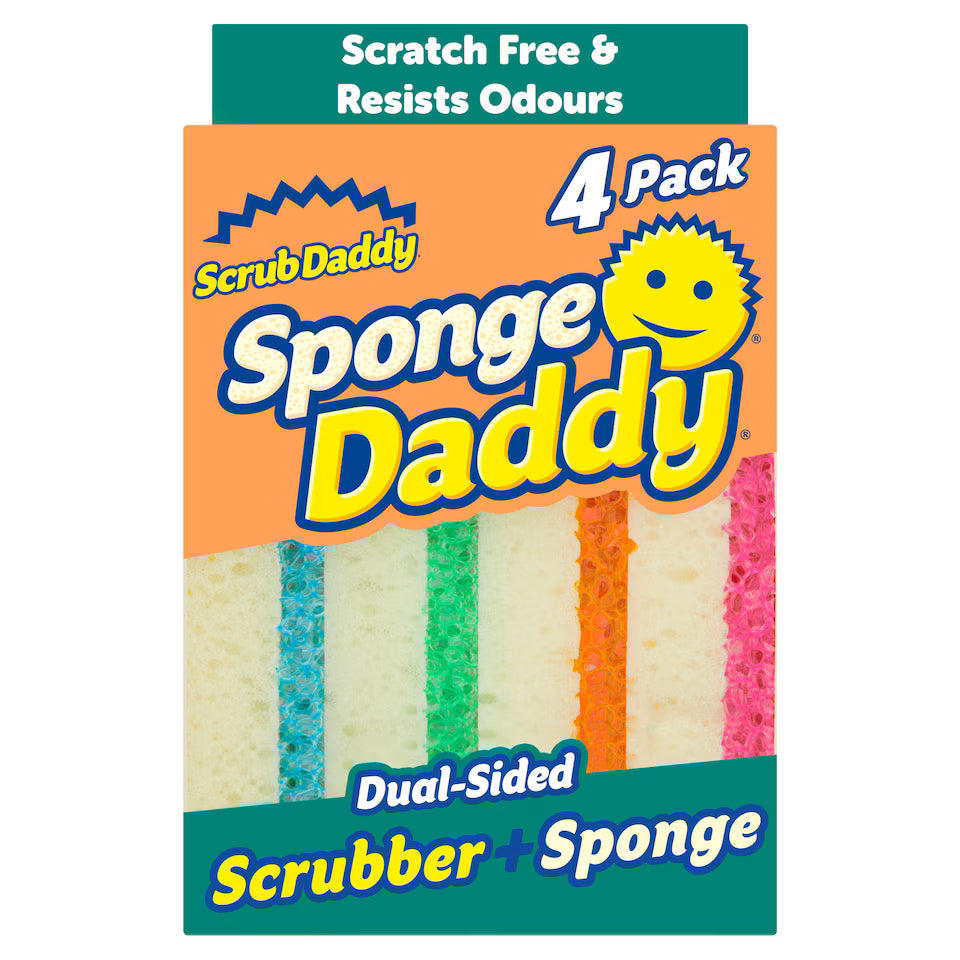 Scrub Daddy 4 Dual Sided Sponge Daddy