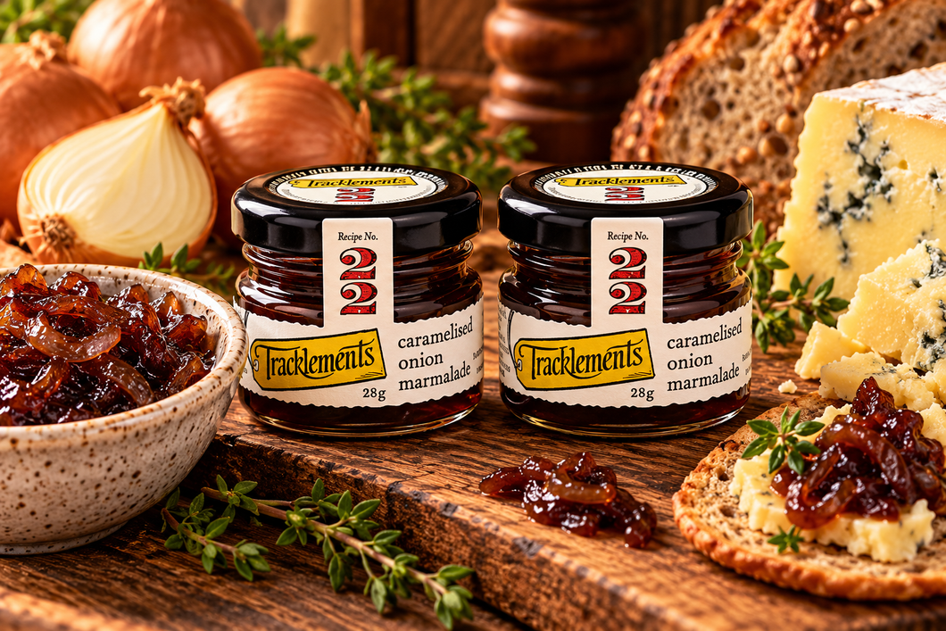 Tracklements Caramelised Onion Marmalade Mini 28g - Pack of 2