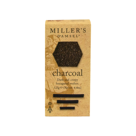 Artisan Biscuits Miller's Damsel Charcoal Wafer 125g