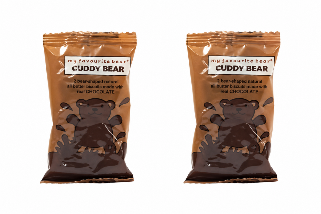 Artisan Biscuits My Favourite Bear Chocolate Bear Biscuits - Twin Pack 25g