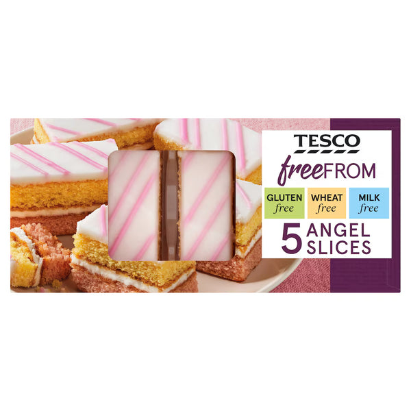 Tesco Free From 5 Angel Cake Slices