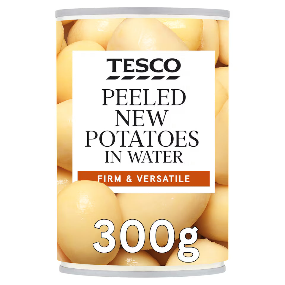 Tesco Peeled New Potatoes In Water, 300g