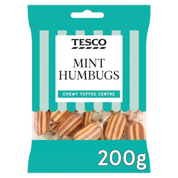 Tesco Mint Humbugs, 200g