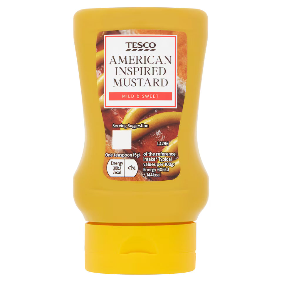 Tesco American Inspired Mustard, 310g