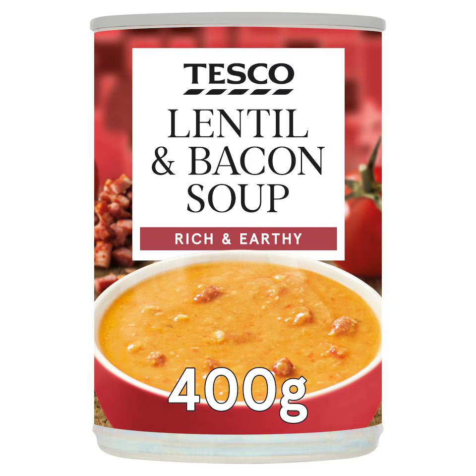 Tesco Lentil And Bacon Soup, 400g