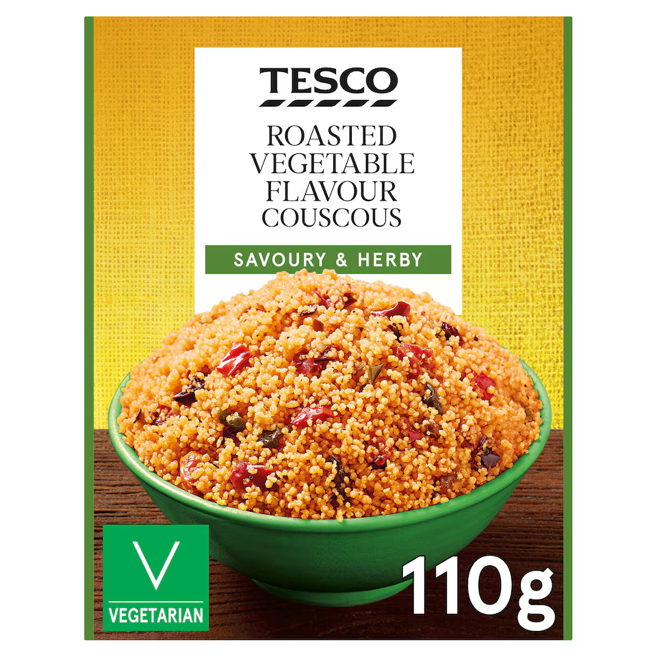 Tesco Roasted Vegetable Flavour Couscous, 110g