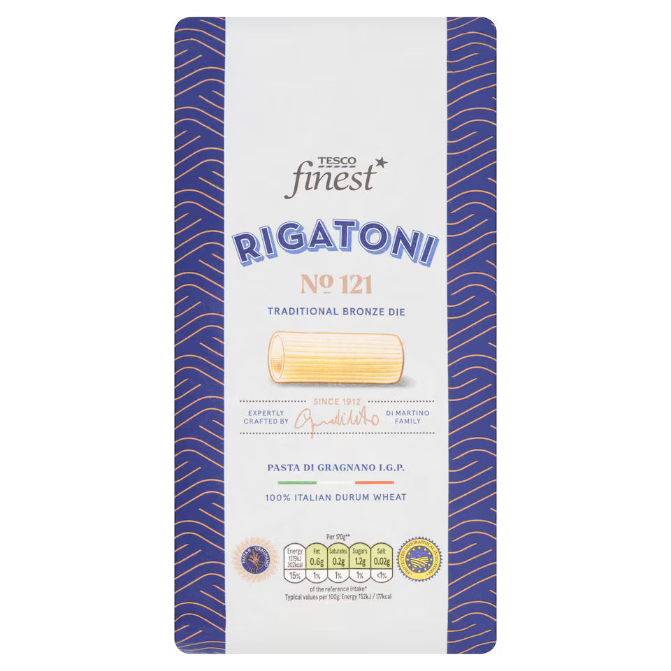 Tesco Finest Rigatoni 500G