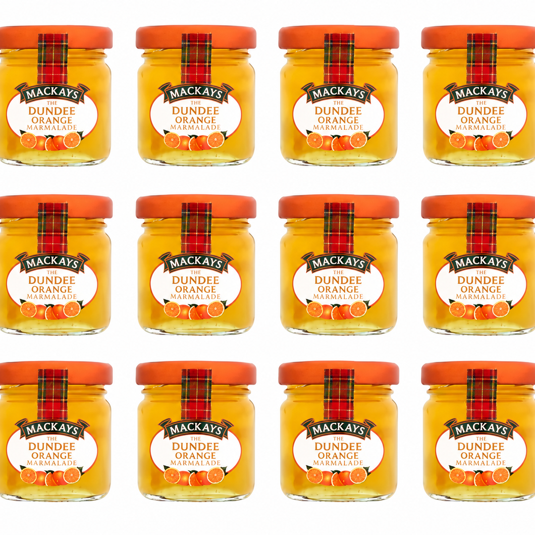 Mackays Mini Dundee Marmalade SMALL JAR  42g,  Pack of 12