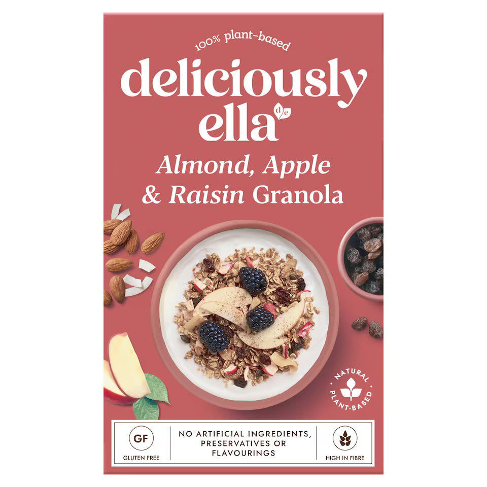 Deliciously Ella Almond, Apple & Raisin Granola with Coconut Chips & Cinnamon 400g