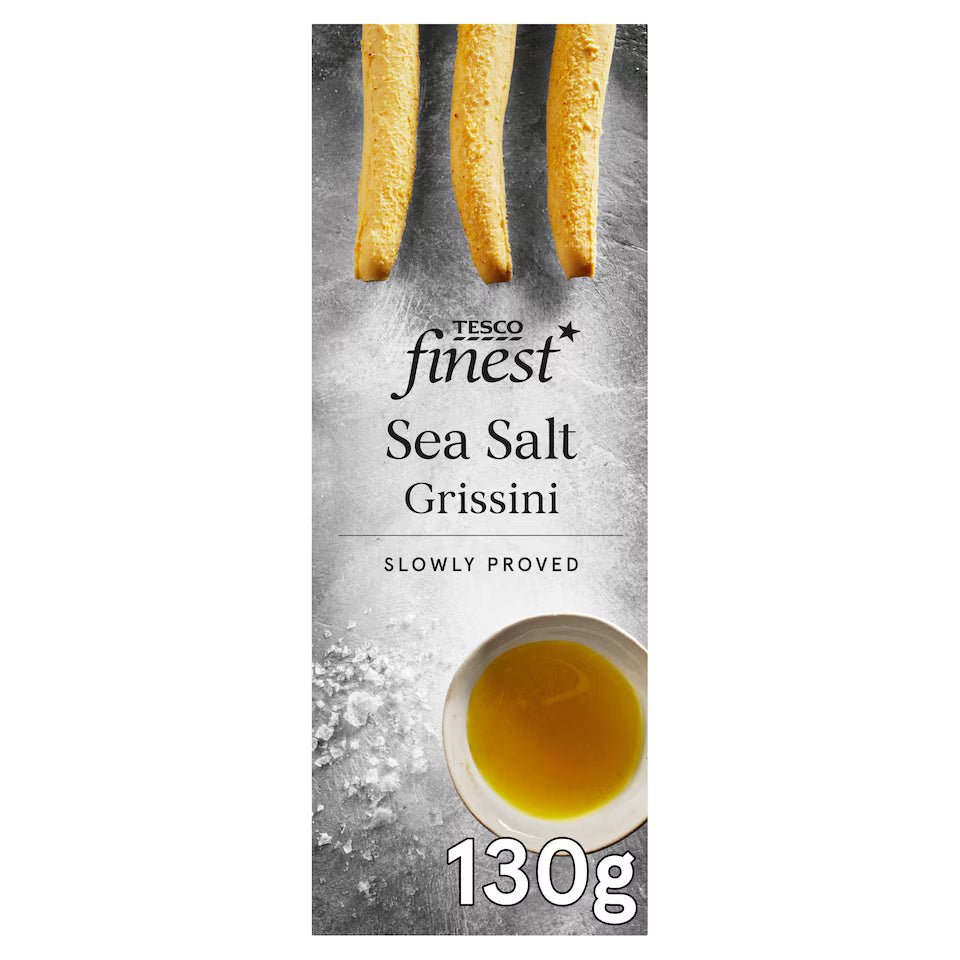 Tesco Finest Sea Salt Grissini 130g