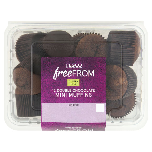 Tesco Free From Double Chocolate Mini Muffins