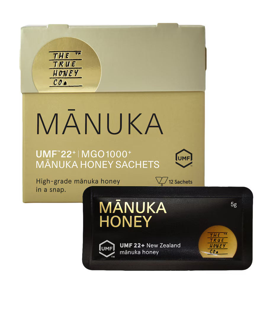 The True Honey Co UMF 22+ / 1000+ MGO Manuka Honey Sachets (12 x 5g)