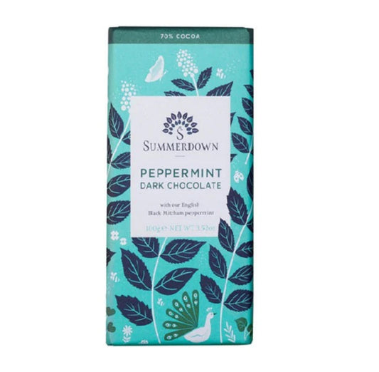 Summerdown Peppermint Dark Chocolate Bar 100G