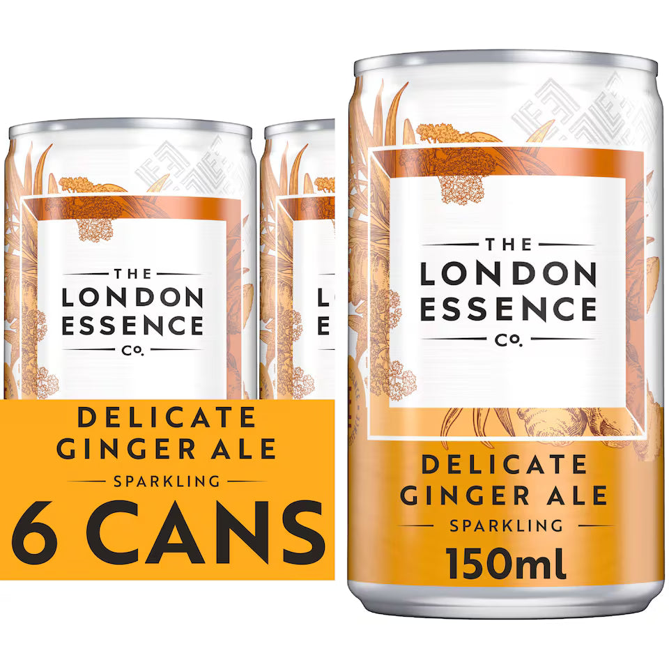 London Essence Delicate Ginger Ale, 6x150ml