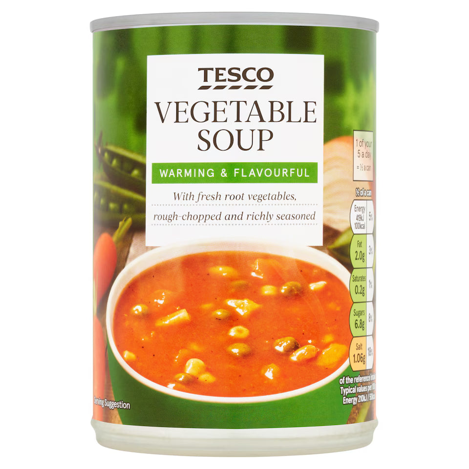 Tesco Vegetable Soup, 400g
