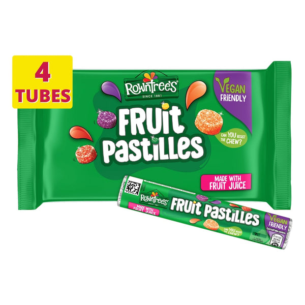 Rowntree's Fruit Pastilles Sweets, 4x41g