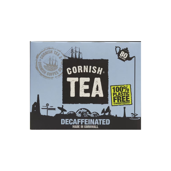 Cornish Tea & Coffee Co. Decaffeinated 80 Teabags 250g