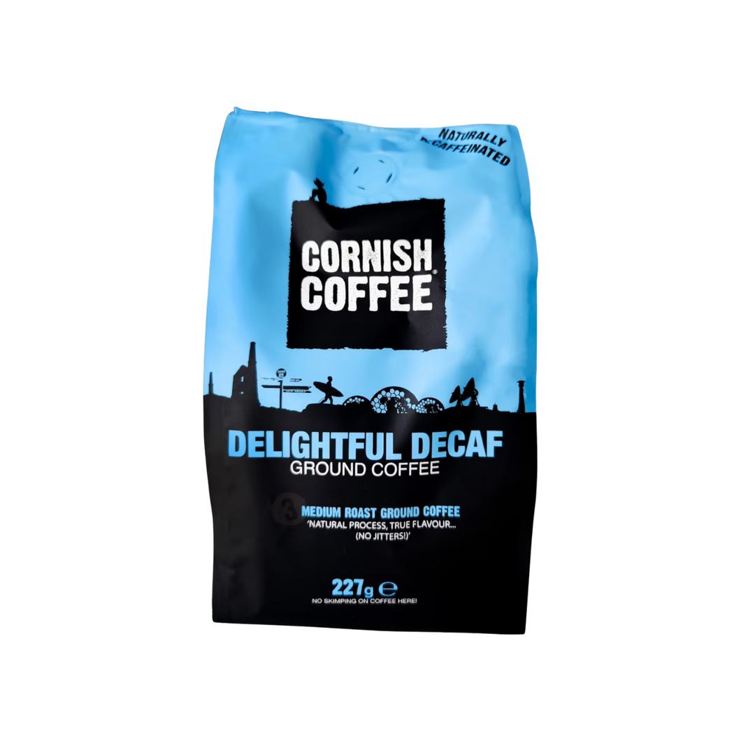 Cornish Tea & Coffee Co. Delightful Decaf Ground Coffee 227g