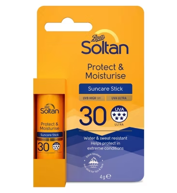 Soltan Protect & Moisture Suncare Stick - SPF30, 4g