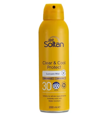 Soltan Clear & Cool Protect Suncare Mist - SPF30, 200ml