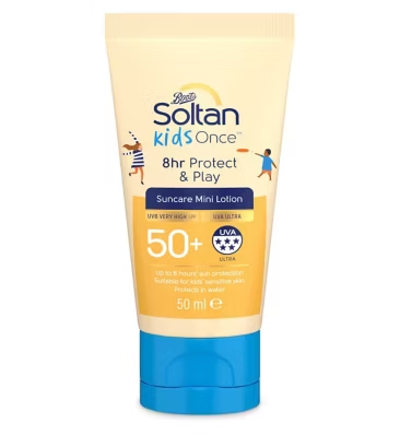 Soltan Kids Protect & Play Mini Suncare Lotion - SPF50+, 50ml